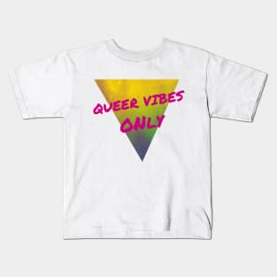 Queer Vibes Only Kids T-Shirt